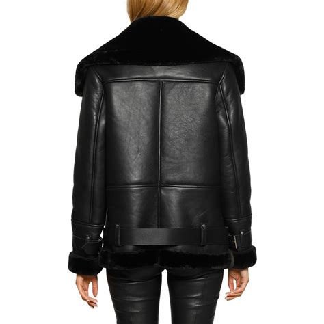 walter baker celine faux fur leather jacket|Walter Baker Women's Celine Jacket Leather with Belt.